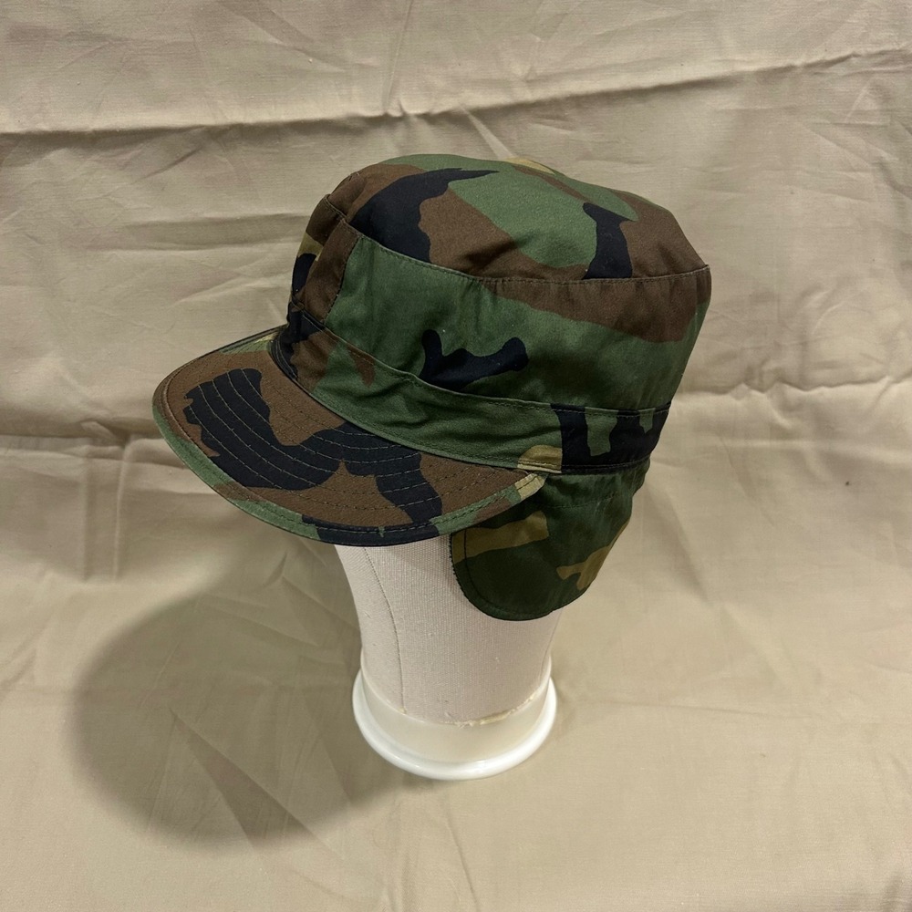 Woodland camo combat‎ hat